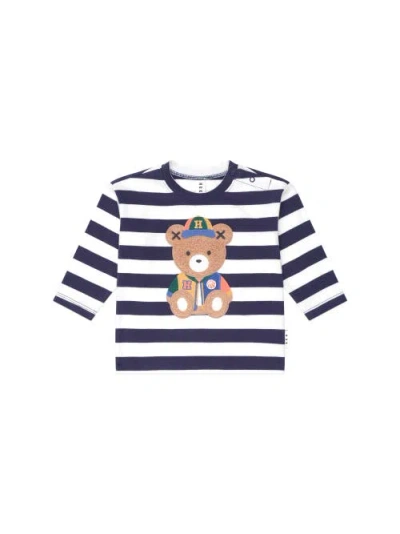Huxbaby Varsity Hux Stripe Top In Blue