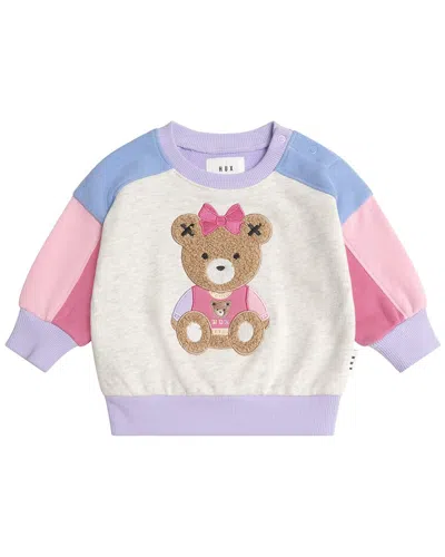 Huxbaby Kids' Varsity Huxette Spliced Sweatshirt In Multi