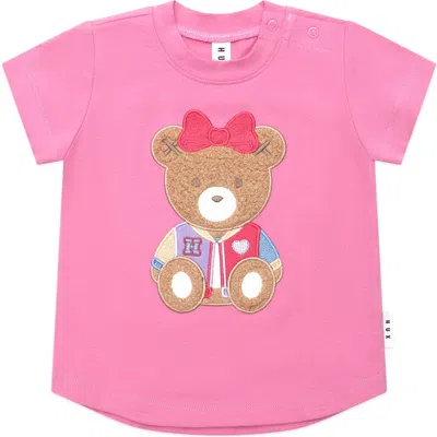 Huxbaby Varsity Huxette Tee In Pink