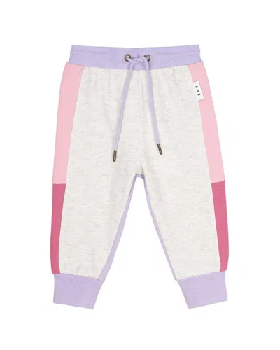 Huxbaby Kids' Varsity Track Pant In Multi