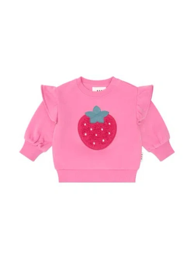 Huxbaby Very Berry Sweatshirt In Pink