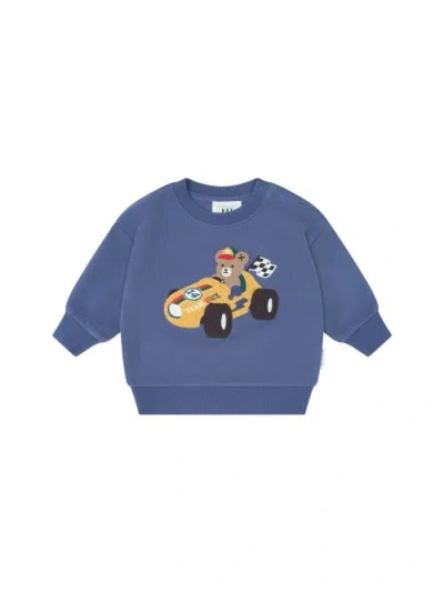 Huxbaby Vroom Vroom Hux Sweatshirt In Blue