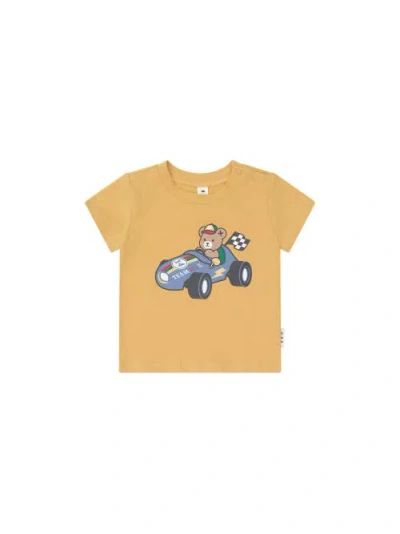 Huxbaby Kids'  Vroom Vroom Hux Tee In Yellow