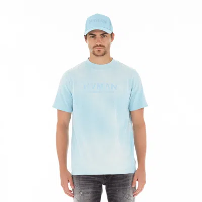 HVMAN HVMAN BASIC LOGO TEE IN SKY