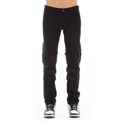 Hvman Cargo Jeans In Black