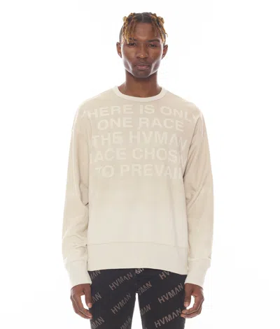 Hvman Crew Sweatshirt In Cream In Neutral