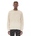 Hvman Crew Sweatshirt In Cream In White