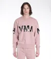Hvman Logo Crewneck Sweatshirt In Pink