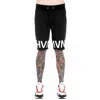 Hvman Logo French Terry Sweat Shorts In Black
