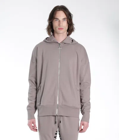 HVMAN FULL ZIP SWEATSHIRT IN SATELLITE
