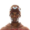 Hvman Knit Hat In Pinecone In Brown