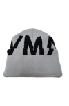 Hvman Logo Knit Beanie In Gray