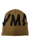 Hvman Logo Knit Beanie In Multi