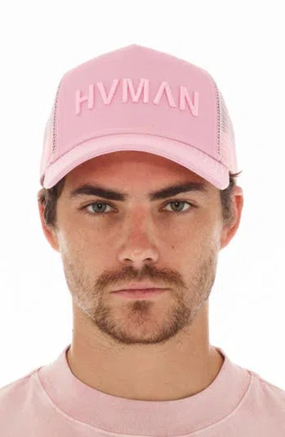 Hvman Logo Mesh Trucker Hat