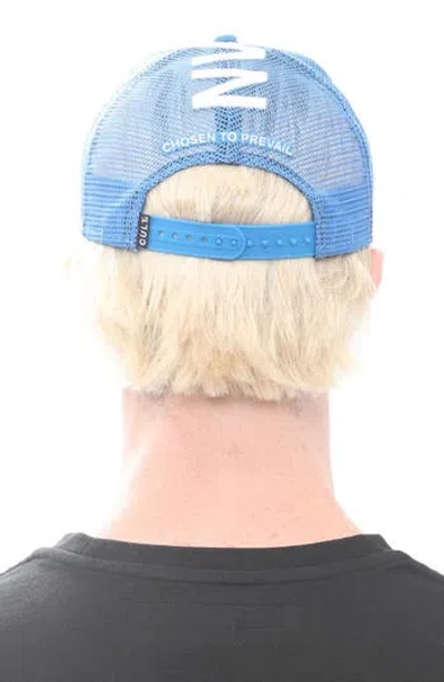 Hvman Logo Trucker Hat In Blue