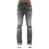 Hvman Mars Distressed Bootcut Jeans In Black