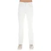 Hvman Mars Bootcut In Pearl In White
