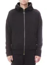 Hvman Full Zip Hoodie In Black In Black