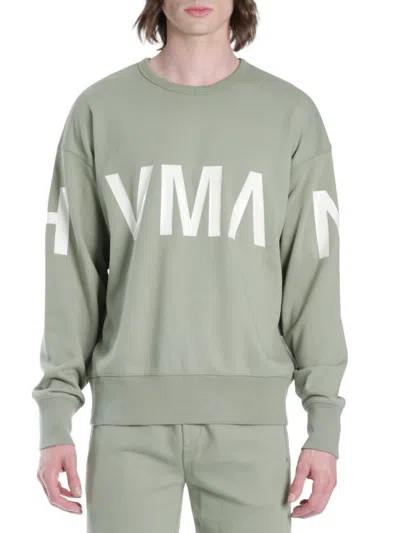 Hvman Men's Logo Crewneck Sweatshirt In Aspen