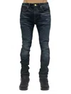 HVMAN MEN'S PUNK LOW RISE SUPER SKINNY JEANS