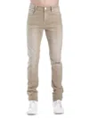 Hvman Strat Ripped Super Skinny Jeans In Khaki