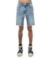 Hvman Mero Rocker Slim Stretch Shorts In Blue