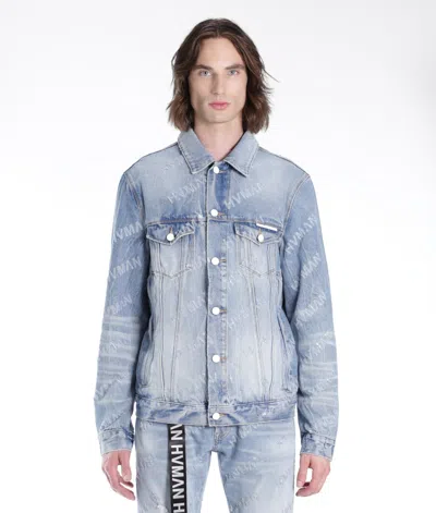 HVMAN MK1 DENIM JACKET IN ACID REPEAT