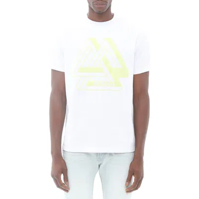Hvman Novelty Infinity Cotton Graphic T-shirt In White