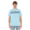 Hvman Novelty Tee "inkblot" In Sky