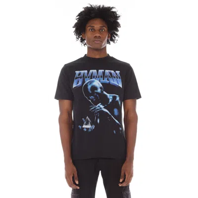 Hvman Novelty Tee "metal Triangle" In Black