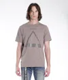 Hvman Triangle Logo Cotton Graphic Tee In Multi