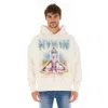 Hvman Pullover Sweatshirt In Cloud In White