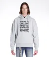 Hvman Pullover Sweatshirt In Ghost In Gray