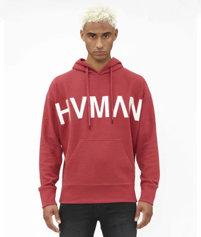 HVMAN PULLOVER SWEATSHIRT IN ROSEWOOD
