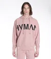Hvman Waffle Knt Logo Hoodie In Black
