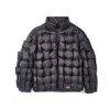 Hvman Quilted Nylon Puffer Jacket In Black