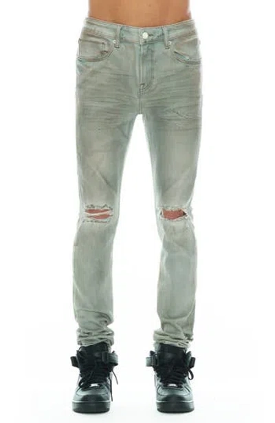 Hvman Rocker Stretch Slim Fit Jeans In Reef