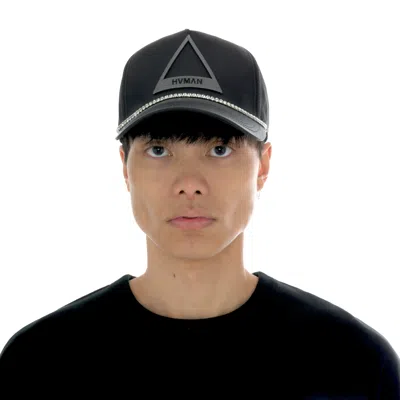 Hvman Satin Logo Cap In Black