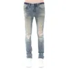 Hvman Strat Ripped Super Skinny Jeans In Blue