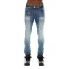 Hvman Punk Stretch Super Skinny Jeans In Blue