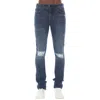 Hvman Strat Super Skinny Fit Jean In Sterling In Blue