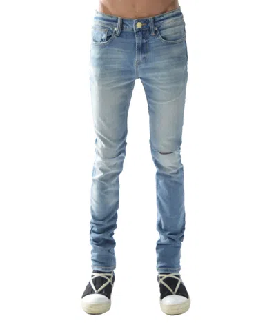 Hvman Strat Super Skinny In Light Sand In Blue