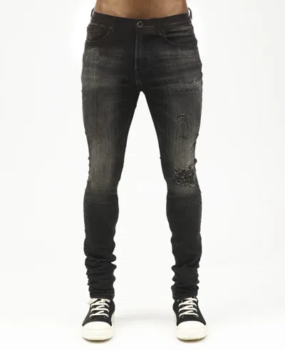Hvman Strat Super Skinny In Shale In Black