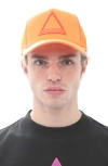 Hvman Triangle Logo Trucker Hat In Apricot