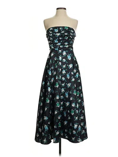 Pre-owned Hvn Cocktail Dress In Black