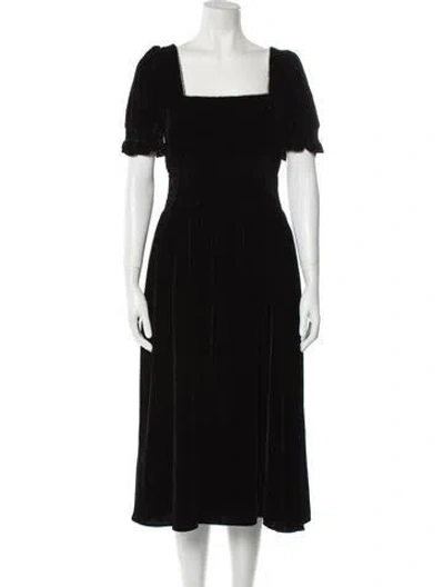 Pre-owned Hvn Dress In Black