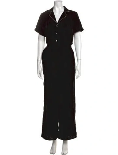 Pre-owned Hvn Jumpsuit In Black