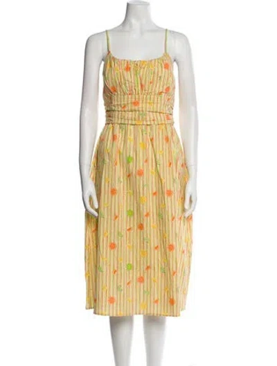 Pre-owned Hvn Lucy Knee-length Dress W/ Tags In Multi