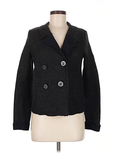 Pre-owned Hwr Wool Blazer Jacket In Black