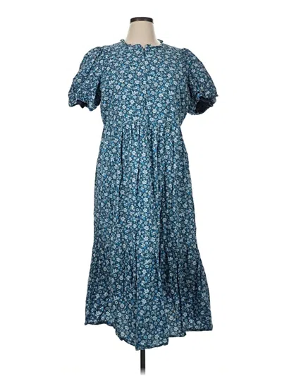 Pre-owned Hyacinth House Casual Dress In Blue